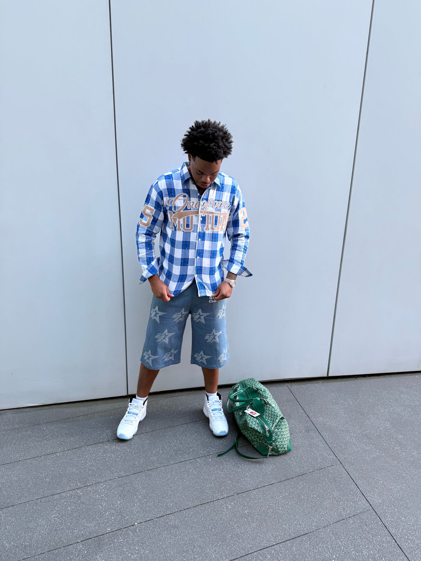 ONEOFONE BLUE FLANNEL