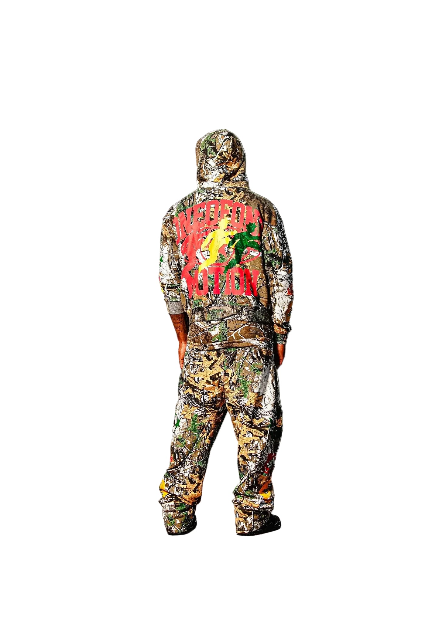 ONEOFONE GRAFFITI DOUBLE WAIST PANTS (Camo)