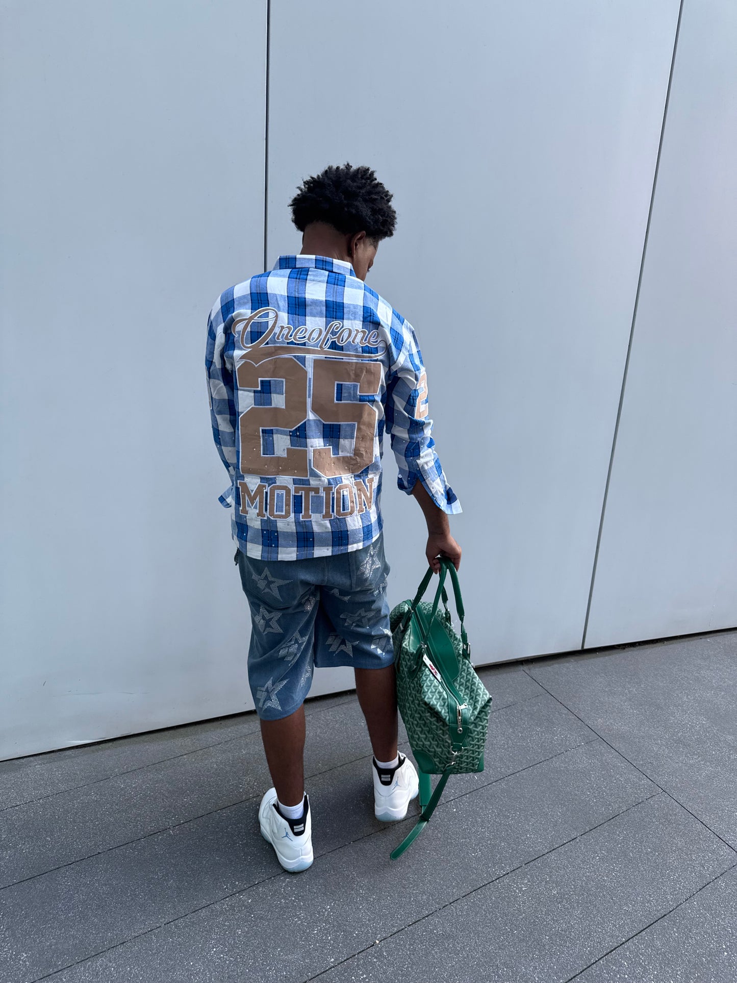 ONEOFONE BLUE FLANNEL