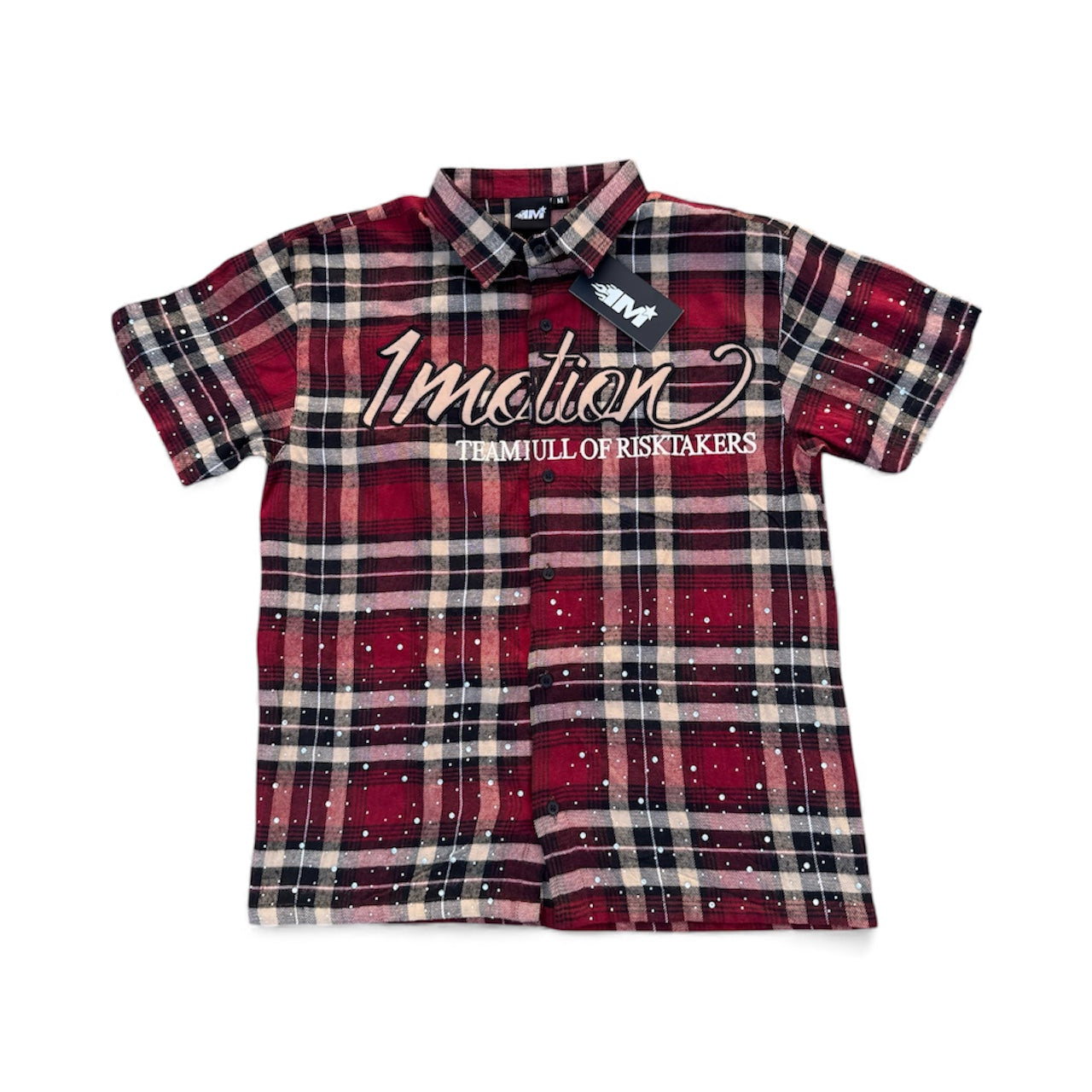 1M RED/BURGUNDY RISK TAKER FLANNEL